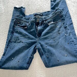 Express pearl denim jeans